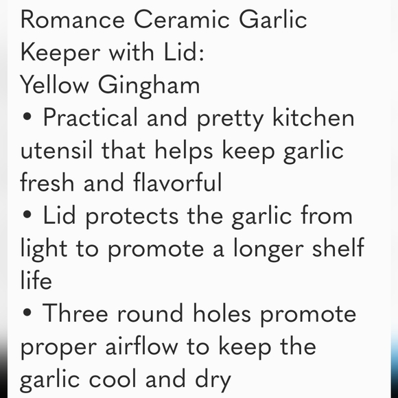 ❤️ New Pioneer Woman Sweet Romance Garlic, Onion & Potatoe Keepers - Picture 5 of 8